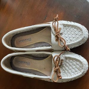 Sperry top siders white 6 1/2